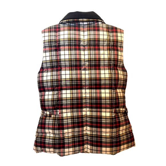 Eddie Bauer Puffer Vest EB700 Goose Down Women's M Plaid 700 Fill Power Jacket - Picture 3 of 13